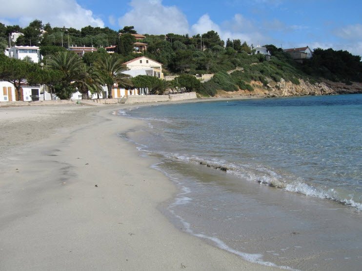 Spiaggia di Is Pruinis, Sardinia, Italy
